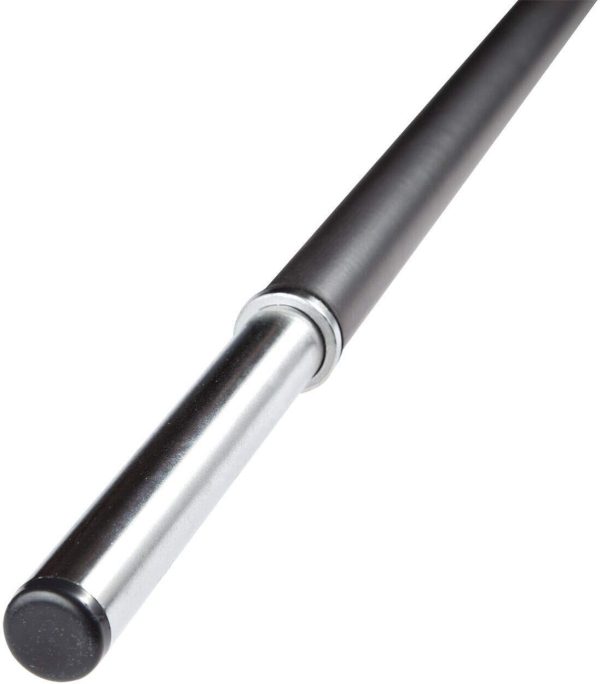 (CB40) Cardio Barbell Individual Set with 55" Bar, 2 Spring Collars, 2-10lb Weights, Weight Bars Ideal for Body Pump Lifting and Bench Press