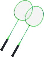 1Pair Shuttlecocks Racquet Light Weight Badminton Racket Set Professional Double Badminton Racquet for 2 Players Playing