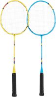 1Pair Shuttlecocks Racquet Light Weight Badminton Racket Set Professional Double Badminton Racquet for 2 Players Playing